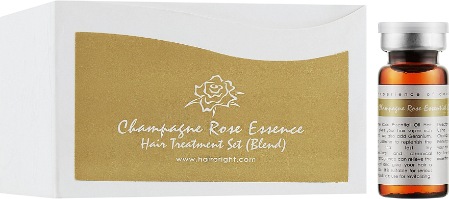Органічна олія для блондованого волосся "Золота троянда" - O'right Golden Rose Oil (міні) — фото N3