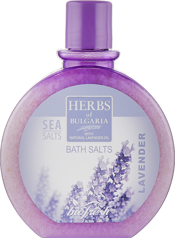 Соль для ванны "Лаванда" - BioFresh Herbs of Bulgaria Bath Salt Lavender