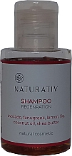 Шампунь для волос "Восстановление" - Naturativ Regeneration Shampoo (мини) — фото N1