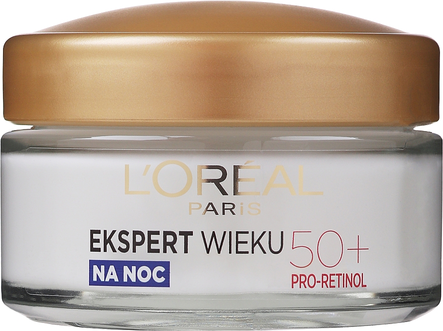 Ночной крем для лица 50+ - L'Oreal Paris Age Specialist Expert Night Cream 50+ — фото N1