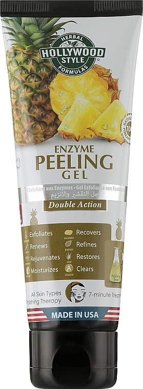 Пилинг-гель для лица с энзимами ананаса - Hollywood Style Organic Enzyme Peeling Gel — фото N1