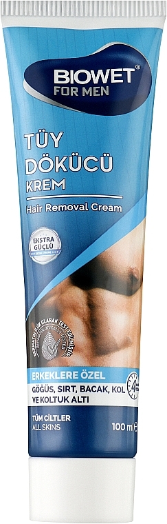 Крем для депіляції для чоловіків - Lady Biowet For Men Hair Removal Cream — фото N1