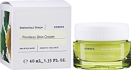 Легкий увлажняющий крем-гель для лица - Korres Santorini Grape Poreless Skin Cream — фото N2
