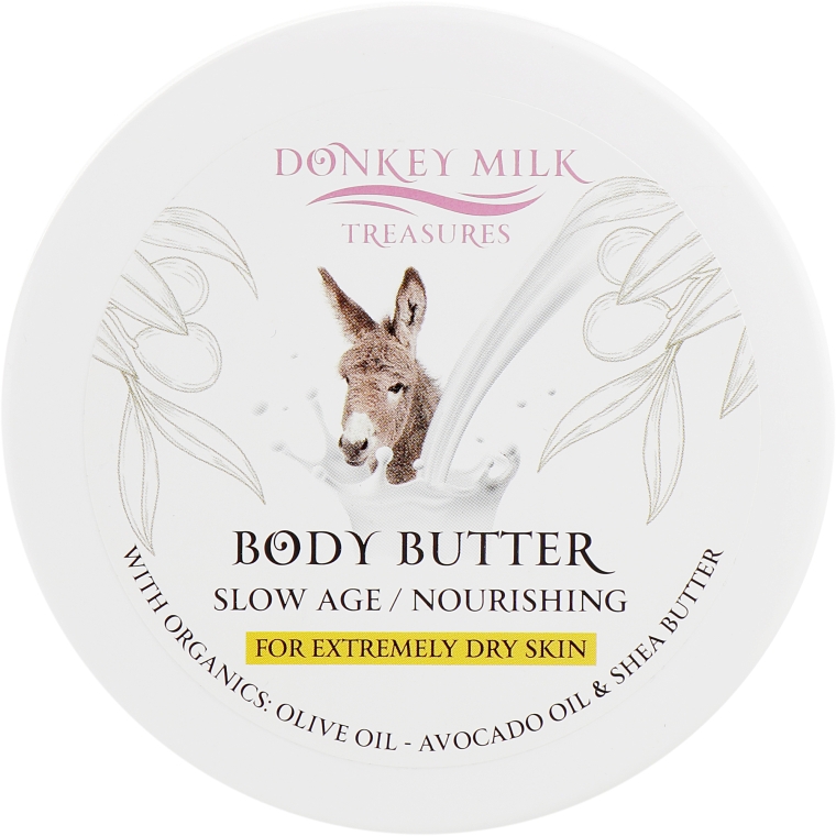 Батер з молоком ослиці для дуже сухої шкіри тіла - Pharmaid Body Butter Slow Age — фото N1