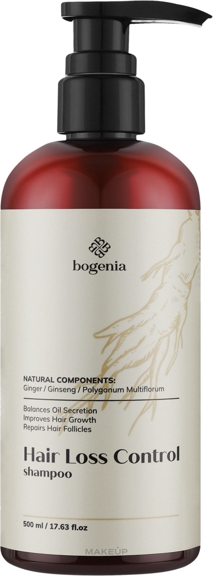 Шампунь проти випадіння волосся - Bogenia Hair Loss Control Shampoo — фото 500ml