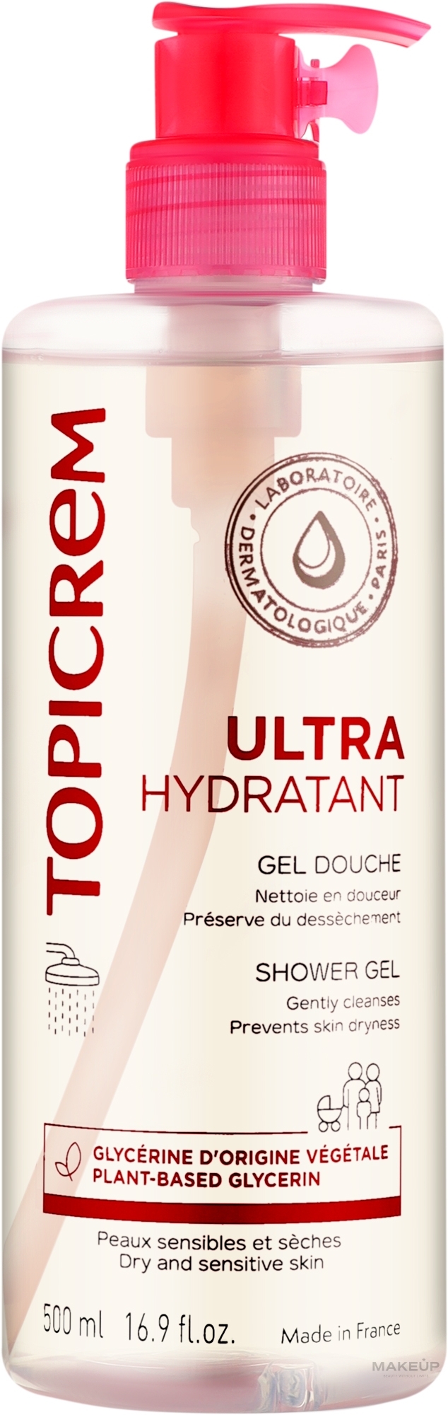 Ультраувлажняющий гель для душа - Topicrem Ultra-Moisturizing Shower Gel — фото 500ml