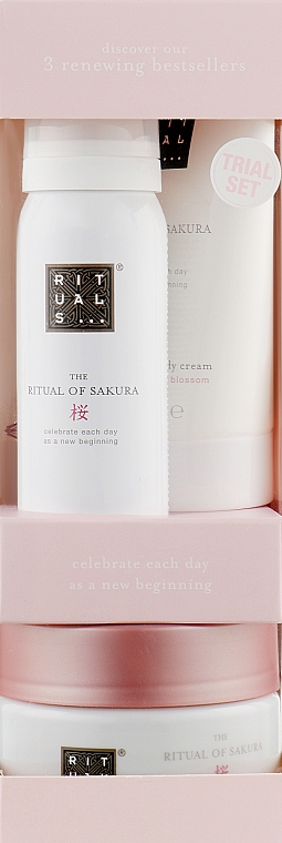 Набір - Rituals The Ritual of Sakura Trial Set (scr/125g + cr/70ml