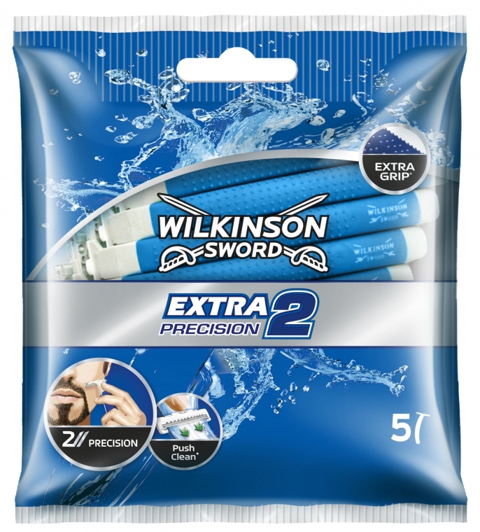 Одноразовые станки, 5 шт - Wilkinson Sword Extra Precision 2 — фото N3
