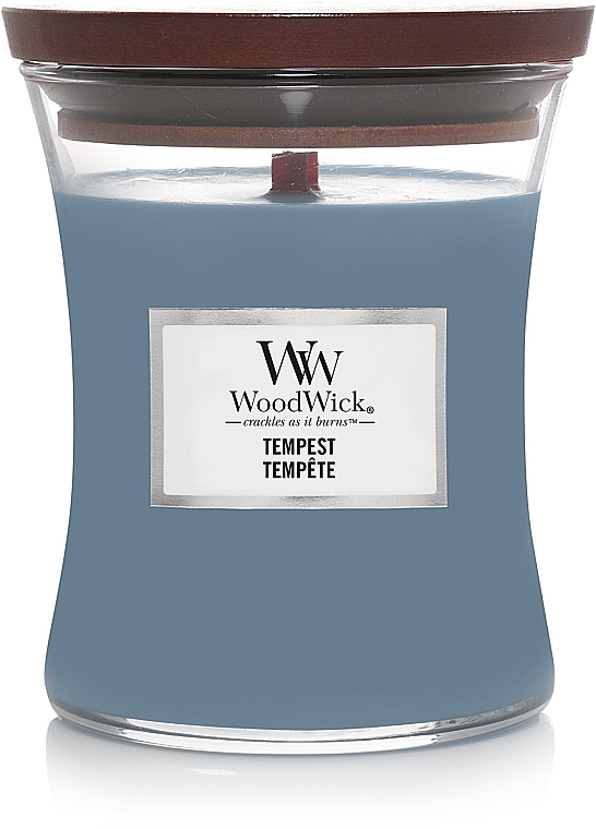 Ароматична свічка в склянці - WoodWick Hourglass Candle Tempest — фото N2