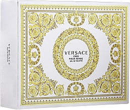 Духи, Парфюмерия, косметика Versace Eros Pour Femme - Набор (edt/50ml + b/lot/50ml + sh/gel/50ml)