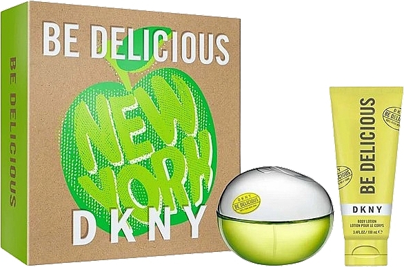 DKNY Be Delicious - Набор (edp/100ml + b/lot/100ml) — фото N1