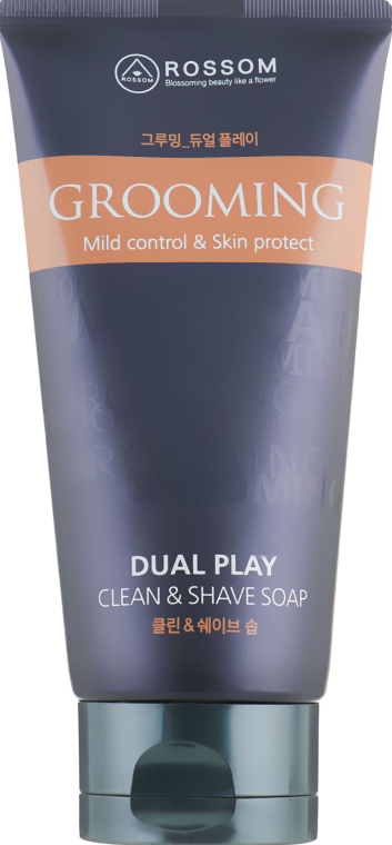 Чоловіча очищувальна піна 2 в 1 для умивання, гоління - Mukunghwa Dual Play Clean & Shave Soap — фото N1