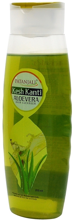 Шампунь для волос "Алоэ вера" - Patanjali Kesh Kanti Aloe Vera Hair Cleanser  — фото N2