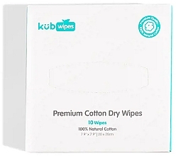 Серветки у коробці - Kubwipes 100% Natural Cotton Minibox Wipes — фото N2