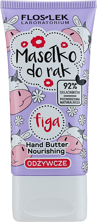 Питательное масло для рук "Инжир" - Floslek Nourishing Hand Butter Figa — фото N1