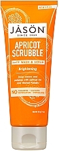 Абрикосовый скраб для умывания - Jason Apricot Scrubble Facial Wash & Scrub — фото N1