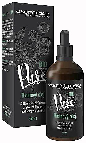 Масло касторовое - Asombroso Pure BIO Castor Oil — фото N1