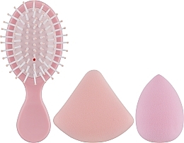 Подарочный набор для макияжа и ухода за волосами, розовый - Puffic Fashion — фото N1