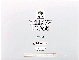 Духи, Парфюмерия, косметика Набор - Yellow Rose Golden Line Mini Set (micellar/water/100ml + f/ser/20ml + f/cr/30ml)