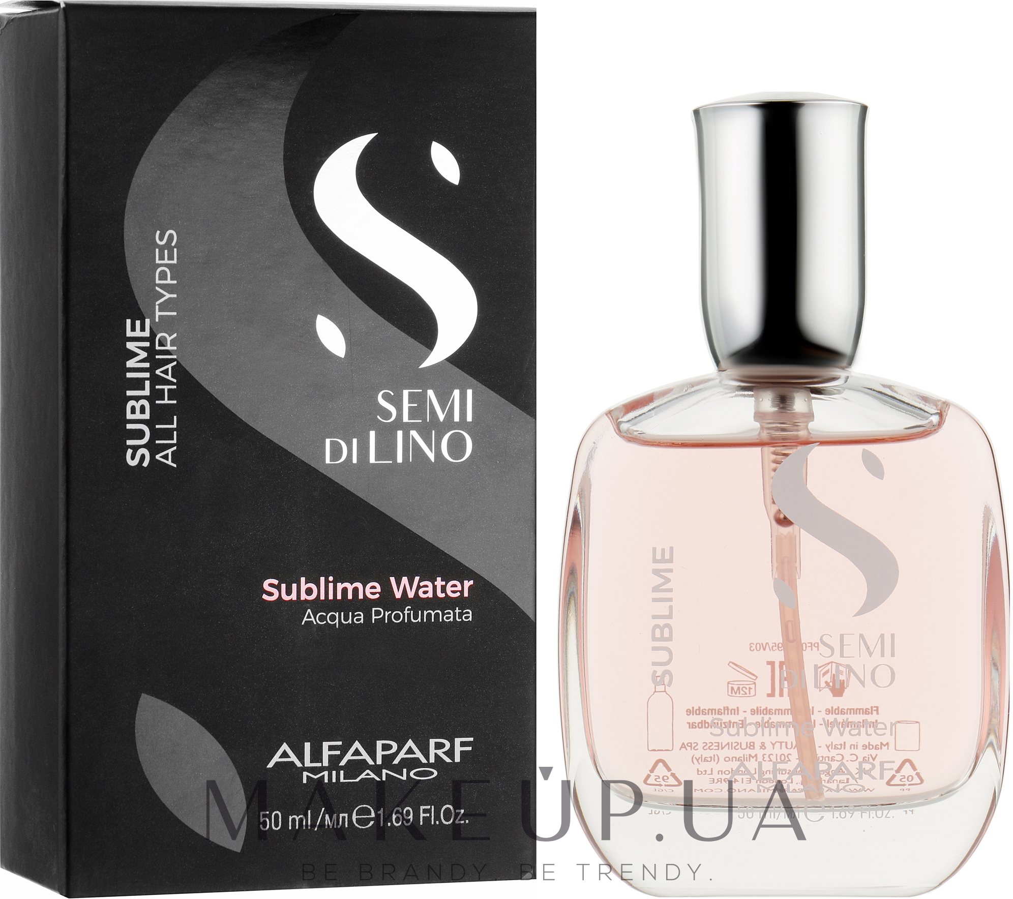Эликсир для волос и тела - Alfaparf Milano Semi Di Lino Sublime Sublime Water — фото 50ml