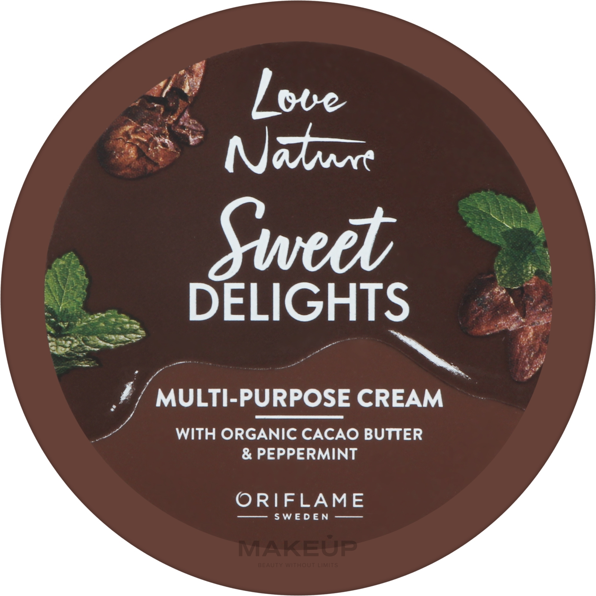 Багатофункціональний крем з органічним маслом какао та м'ятою - Oriflame Love Nature Multi-Purpose Cream — фото 150ml
