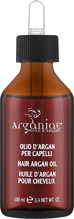 Чиста 100% органічна арганова олія для всіх типів волосся - Arganiae L'oro Liquido — фото N5