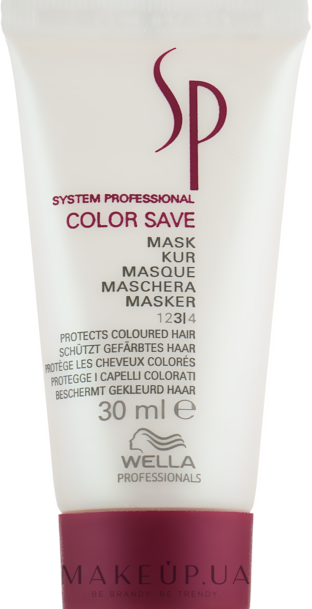 Маска для окрашенных волос - Wella Professionals Wella SP Color Save Mask — фото 30ml