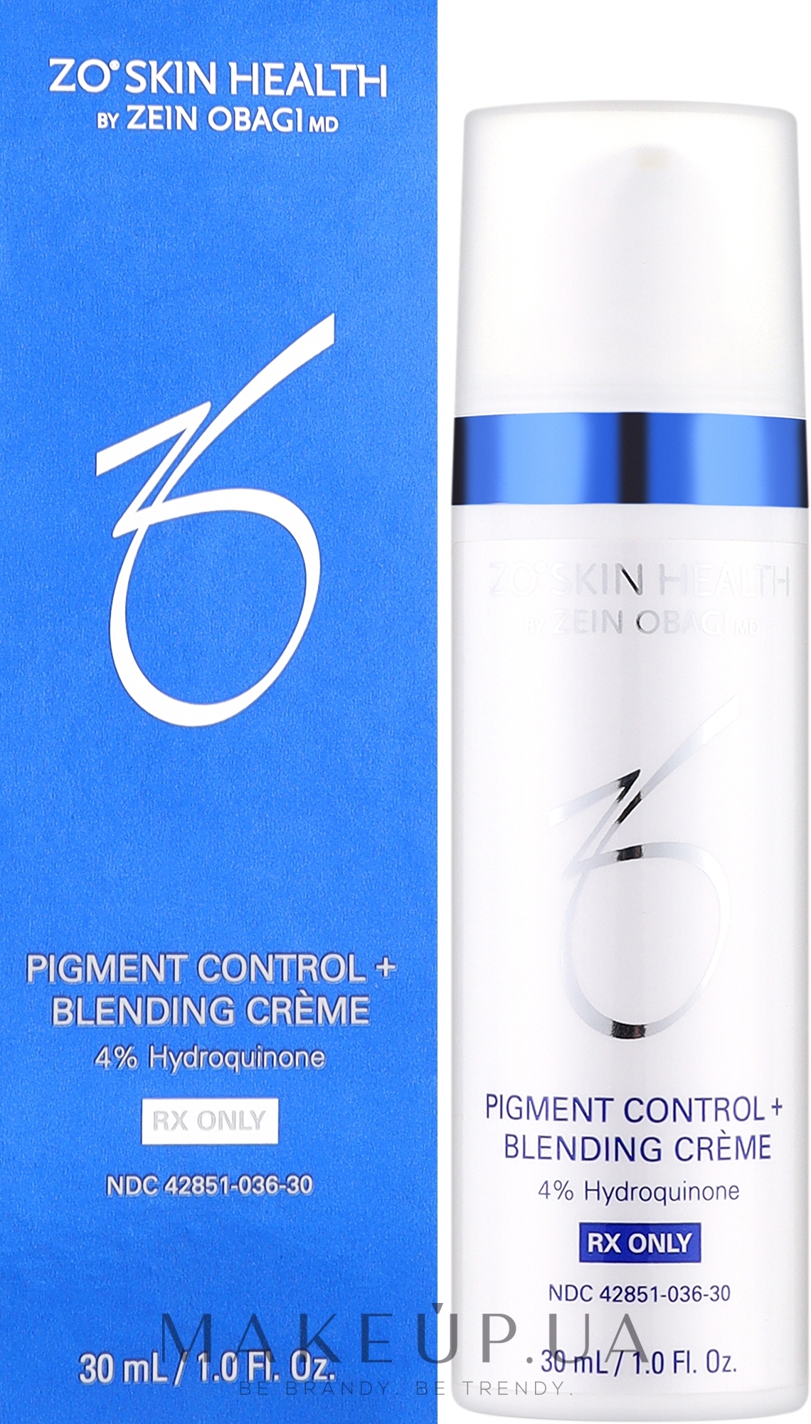Крем для кожи лица и тела - Zein Obagi Zo Skin Health Pigment Control + Blending Crème — фото 30ml