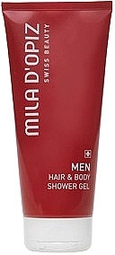 Гель для миття волосся й тіла - Mila D’Opiz Men Hair & Body Shower Gel — фото N1