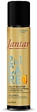 Парфумерія, косметика Сухий шампунь 2 в 1 з бурштиновою есенцією та рисовим крохмалем - Farmona Jantar 2in1 Care