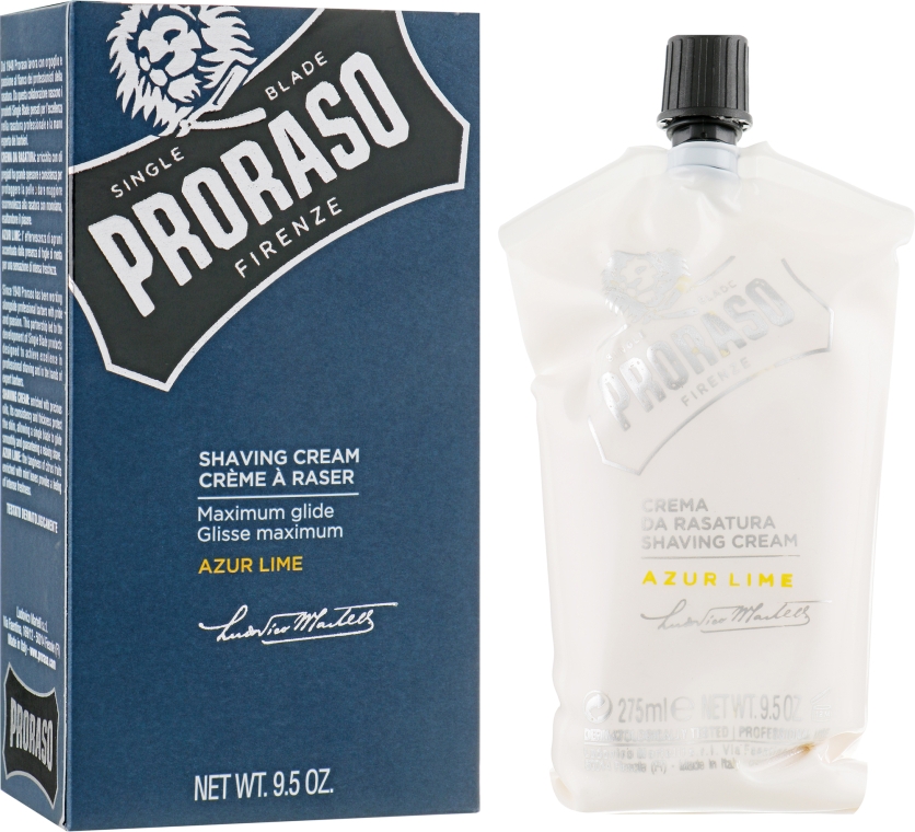 Крем для гоління - Proraso Azur Lime Shaving Cream — фото N1