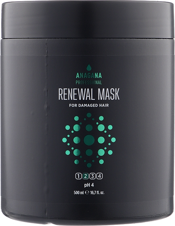 ПОДАРОК! Восстанавливающая маска для поврежденных волос - Anagana Professional Renewal Mask For Damaged Hair 2 pH 4 — фото N1
