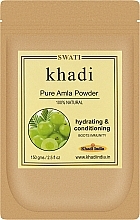 Натуральный кондиционер для волос и очищающее средство для кожи головы с Амлой - Khadi Swati Pure Alma Powder — фото N1