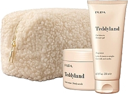 Набір - Pupa Teddyland Oat Milk And Vanila (b/scrub/150ml + sh/gel/200ml + bag) — фото N1