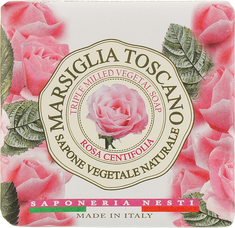 Мыло натуральное "Роза Сентифолия" - Nesti Dante Marsiglia Toscano Rosa Centifolia