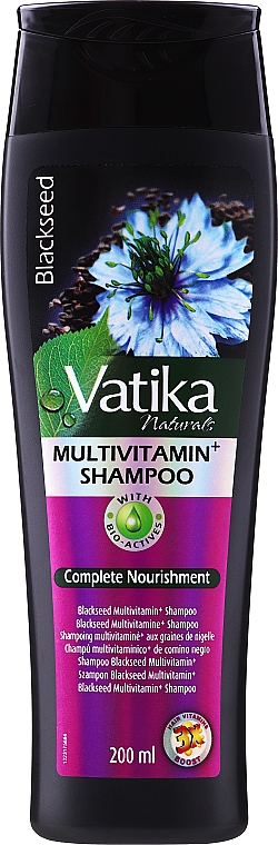 Шампунь з чорним кмином - Dabur Vatika Black Seed Shampoo — фото N4
