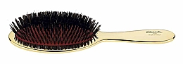 Расческа для волос с натуральной щетиной средняя, AUSP22SF, золотая - Janeke Gold Hairbrush — фото N2