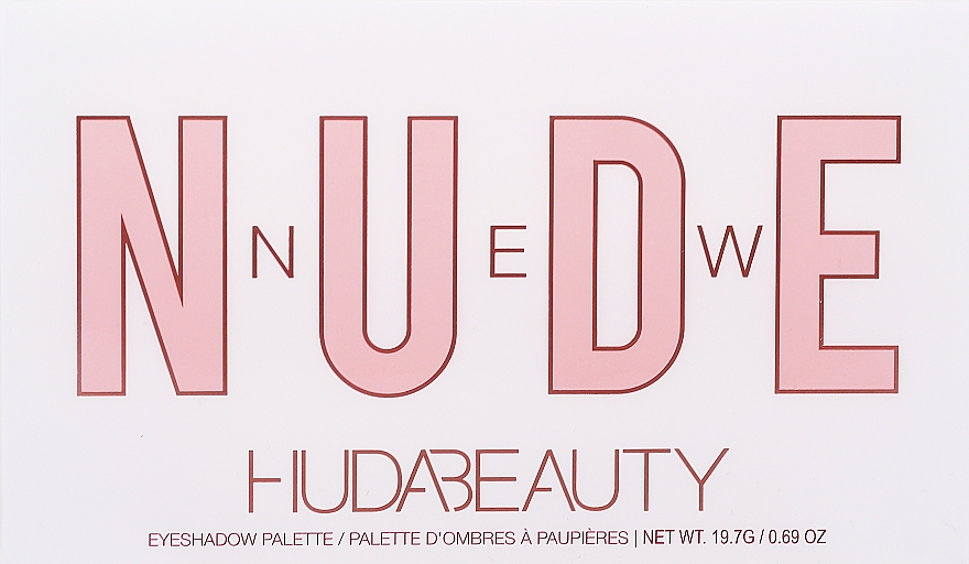 Палетка теней для век - Huda Beauty The New Nude Palette — фото N2