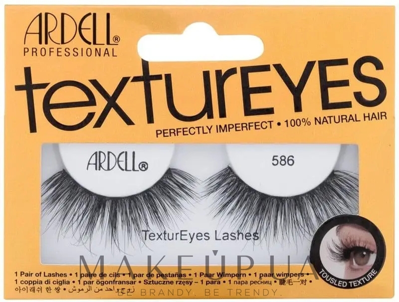 Накладні вії - Ardell TexturEyes 586 False Eyelashes Black — фото 2шт