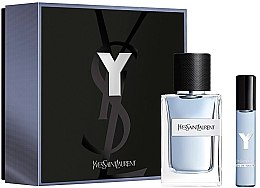 Духи, Парфюмерия, косметика Yves Saint Laurent Y Pour Homme - Набор (edt/60ml + edt/10ml)