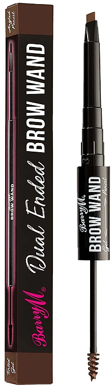 Олівець і гель для брів - Barry M Cosmetics Brow Wand Dual Ended — фото N1