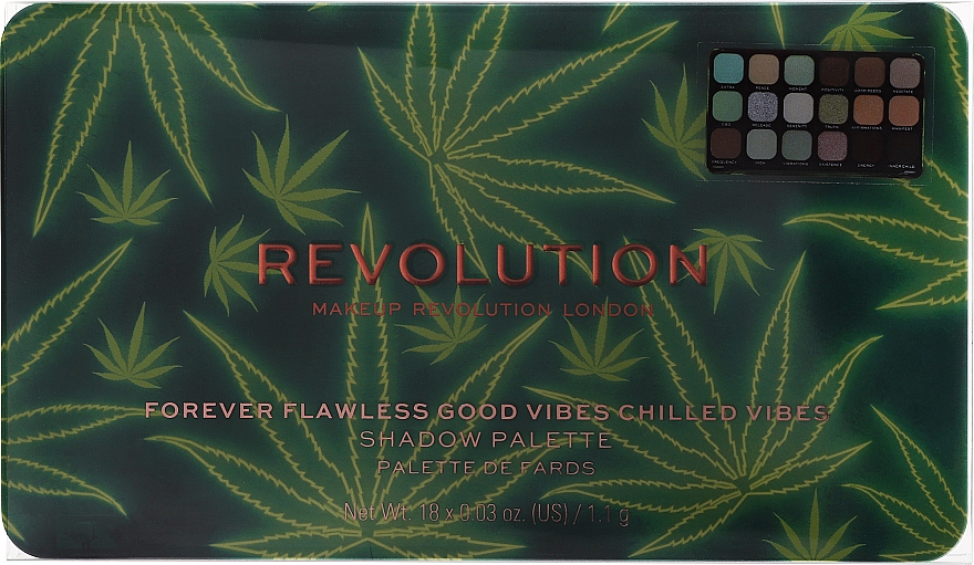 Палітра тіней для повік - Makeup Revolution Forever Flawless Chilled Vibes Eyeshadow Palette — фото N2