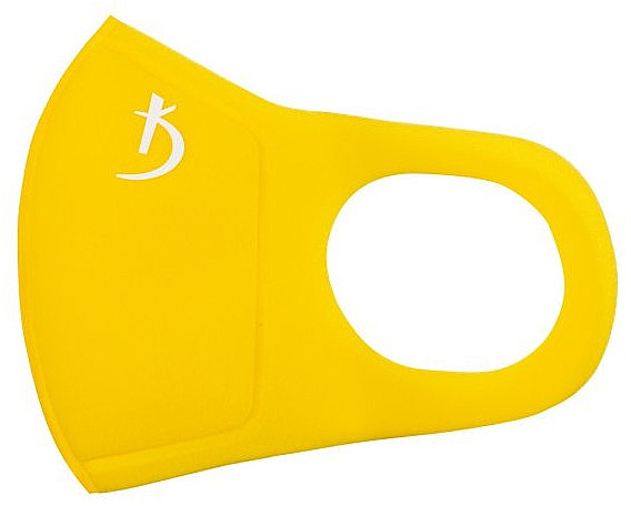 Двошарова маска з логотипом, жовта  - Kodi Professional — фото N1