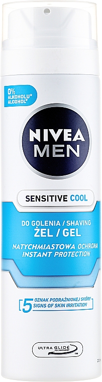 Охлаждающий гель для бритья - NIVEA MEN Sensitive Cool Shaving Gel — фото N1