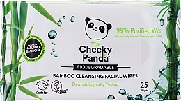 Парфумерія, косметика Серветки для зняття макіяжу без аромату - The Cheeky Panda Bamboo Cleansing Facial Wipes