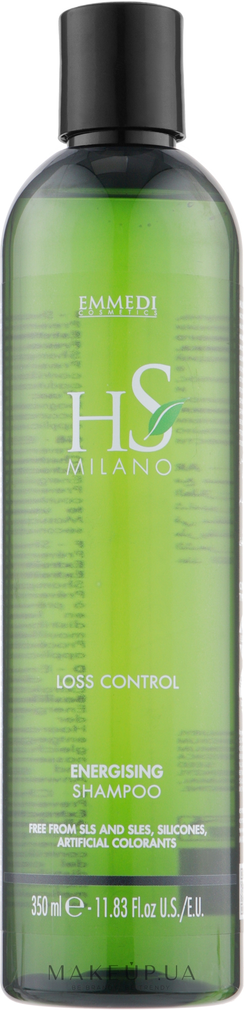 Енергетичний шампунь проти випадання волосся - HS Milano Loss Control Energising Shampoo — фото 350ml
