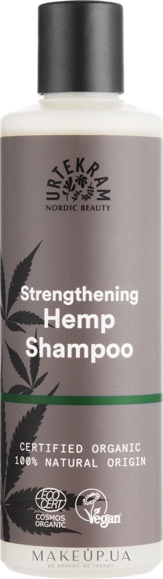 Укрепляющий конопляный шампунь для волос - Urtekram Strengthening Hemp Shampoo — фото 250ml