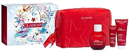 Clarins Eau Dynamisante - Набір (edt/100ml + b/lot/100ml + sh/gel/30ml + bag/1pc) — фото N1