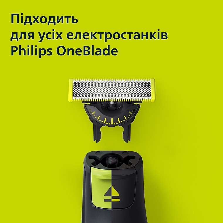 Змінні леза з насадками для тіла - Philips OneBlade 360 QP624/50  — фото N3