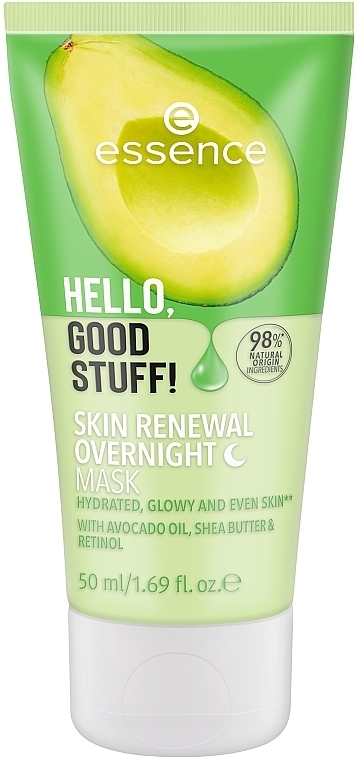 Ночная маска для лица - Essence Hello, Good Stuff! Skin Renewal Overnight Mask — фото N1